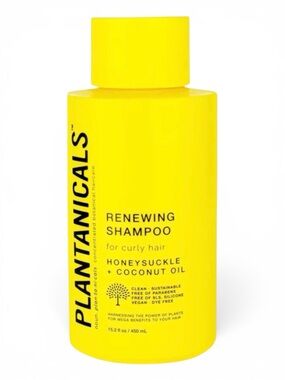 Plantanicals Renewing Shampoo Honeysuckle Coconut Oil Curly Hair NWT